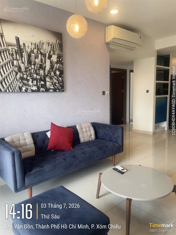 Bán cc saigon royal residence, view sông 2pn, 2wc, 85,8m2, q4, hcm
