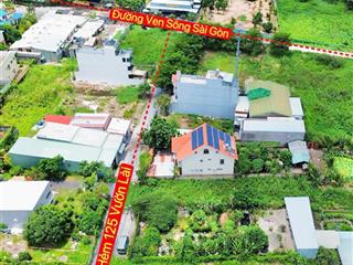 Bán đất sông sài gòn, an phú đông, 4.850 tỷ, cách vườn lài 250m, cách gò vấp 5ph, qua sân bay 15ph