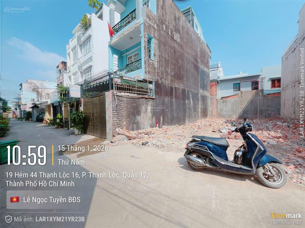 Chị mình cần bán đất thạnh lộc 16, gần ngã 4 ga chợ cầu đồng, 3.8 tỷ / 70.8m2 thổ cư