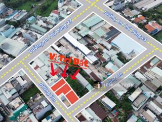Bán 50m2 ngang 4.27m giá 3.5 tỷ đường an phú đông 25, sổ hồng có sẵn, đường ô tô thông