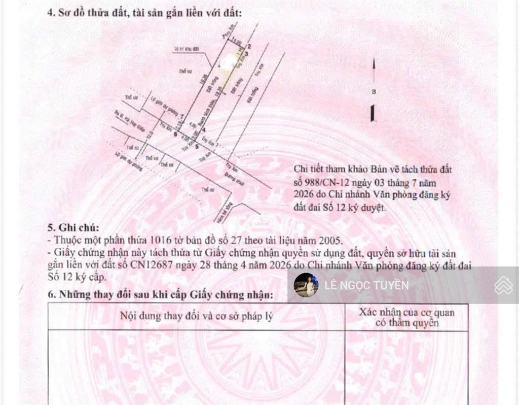 Bán đất gần ngã tư ga đường thạnh lộc 26 chợ cầu đông 86m2, mặt tiền ở, kinh doanh đều tiện