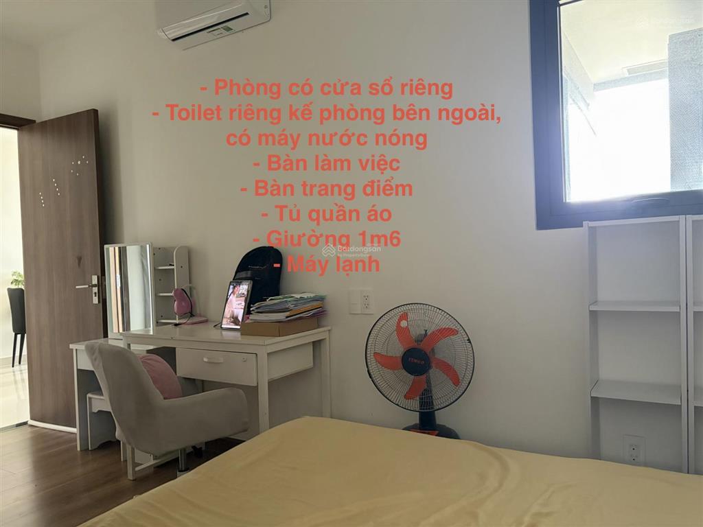 Cần chia sẻ lại 1 phòng toilet riêng trong căn hộ 2pn  2wc cực thoáng đẹp đường đào trí