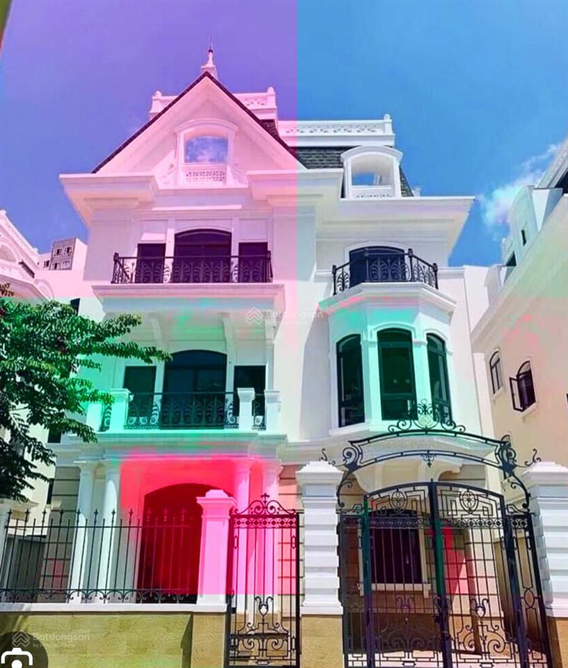 Cho thuê căn biệt thự song lập victoria 200m2 hầm+4 tầng full nội thất  70tr/th