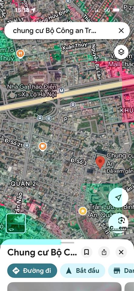 Bán chung cư bộ công an trần não q2 2pn78m² tầng cao tòa a  5,5 tỉ  sổ hồng