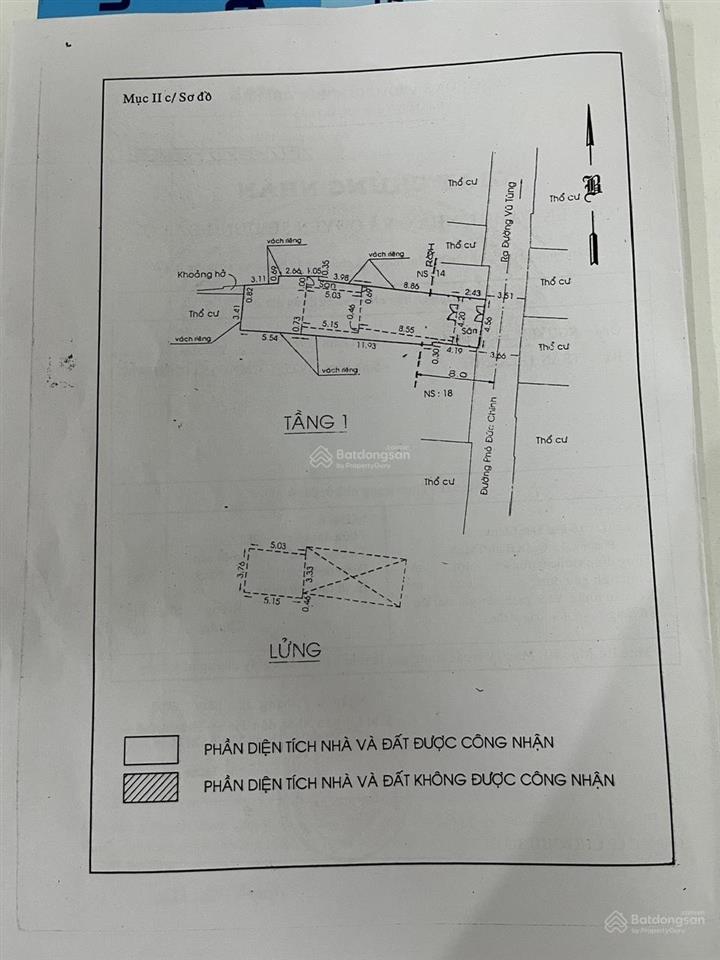 Bán gấp căn nhà 107m2 đường phó đức chính bình thạnh (gần chợ bà chiểu) 13,5 tỉ giảm sâu