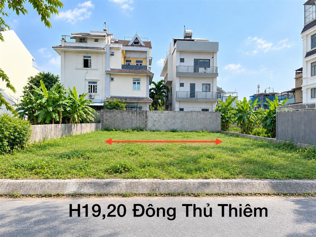 Bán đất kdc đông thủ thiêm  đặc biệt sổ riêng 8x22m giá 105tr/m2 tl thiện chí mua