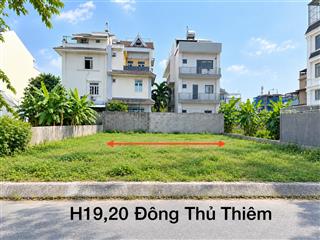 Bán đất kdc đông thủ thiêm  đặc biệt sổ riêng 8x22m giá 105tr/m2 tl thiện chí mua
