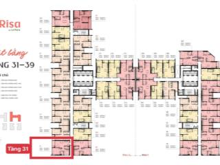 Cc gấp bán căn góc 2pn 67m2 tháp risa lapura. giá hđ 2.556 tỷ, chênh chỉ 200tr. đã thanh toán 50%.