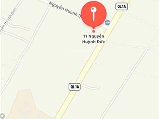 Bán đất thành phố tân an  tỉnh long an, mặt tiền quốc lộ 1a ngay đại học kinh tế long an