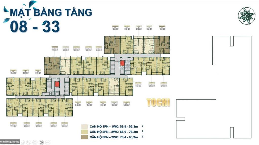 Bán gấp căn happy one mori (2pn, 2wc)  chỉ 2,39 tỷ