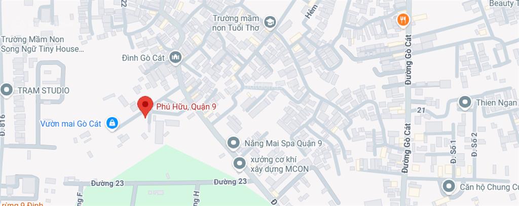 Cho thuê nhà 3 lầu có 3 phòng ngủ phường phú hữu giá 7 triệu/tháng