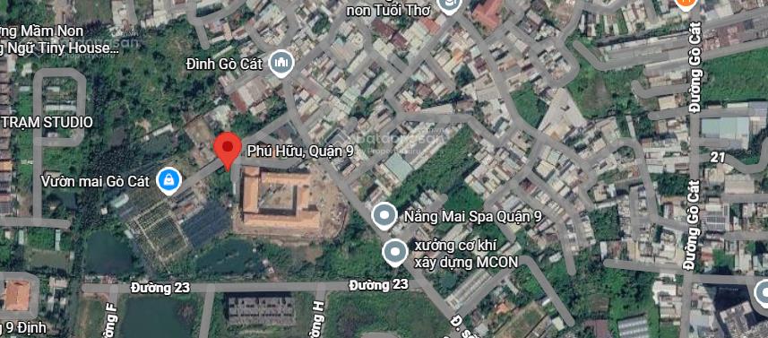 Cho thuê nhà 3 lầu có 3 phòng ngủ phường phú hữu giá 7 triệu/tháng