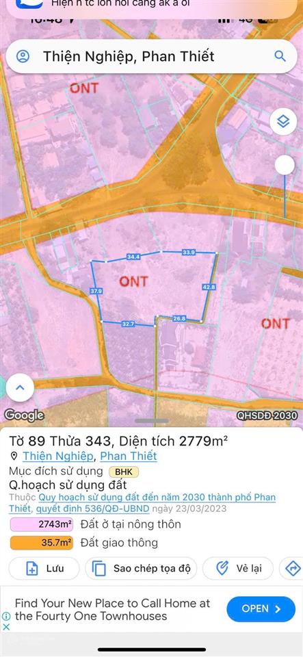 Bán mảnh đất chính chủ thiện nghiệp