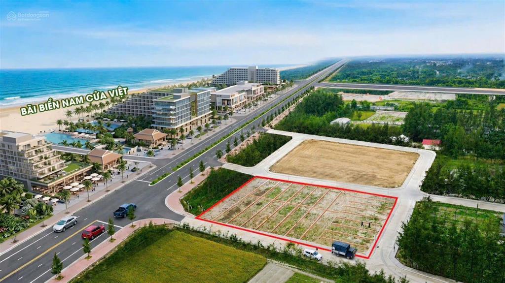 Tôi cần bán đất phân lô mặt biển cửa việt, gần cảng quốc tế, sân bay, kcn vsip... sđ 125m2