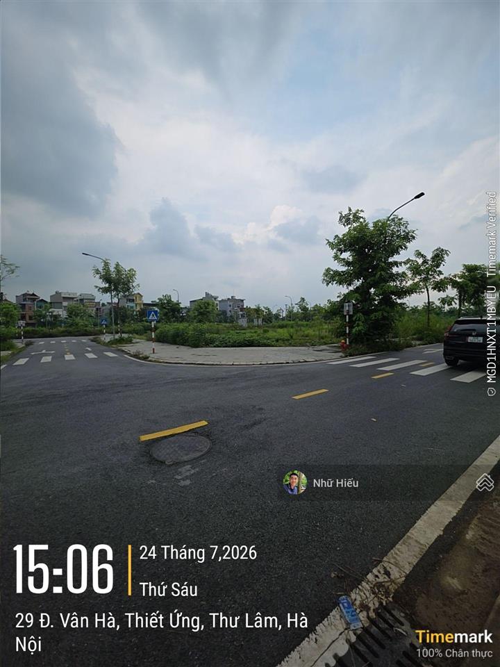 Cơ hội đầu tư bắt đáy lô góc đất tái định cư thư lâm, 82.25m2, giá đầu tư cực ngon