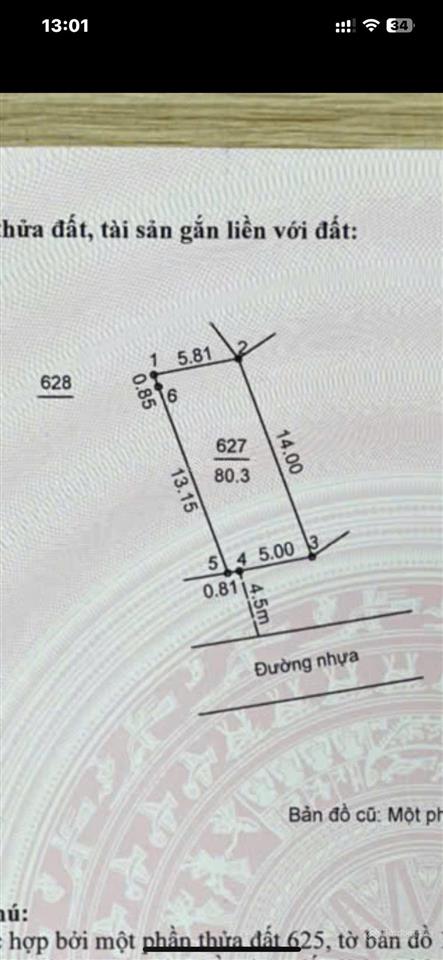 Chính chủ cần bán đất mặt phố vân canh cách đường 3,5 là 700m. kinh doanh tốt
