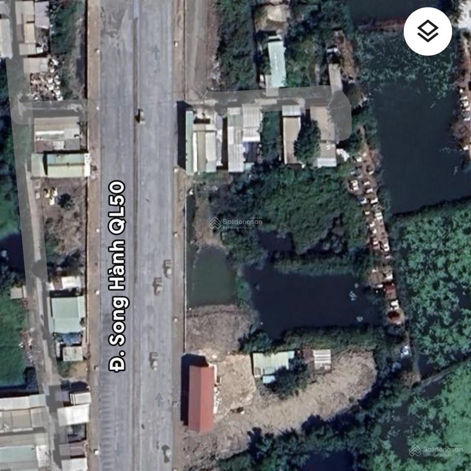 Siêu phẩm mặt tiền đường song hành ql50  1899m2  42 tỷ