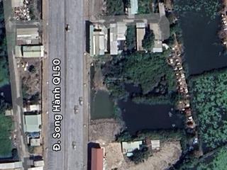 Siêu phẩm mặt tiền đường song hành ql50  1899m2  42 tỷ