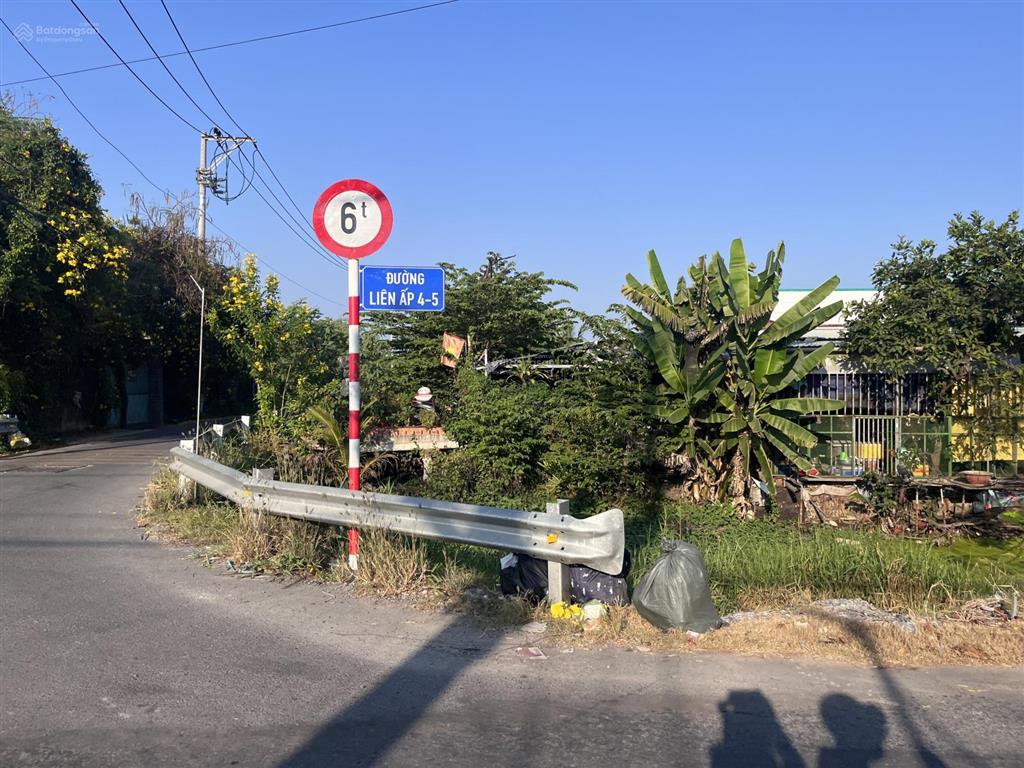 Bán 946m2 đất mặt tiền đường liên ấp 4  5, đa phước, bình chánh (nay thuộc xã hưng long, tp. hcm)