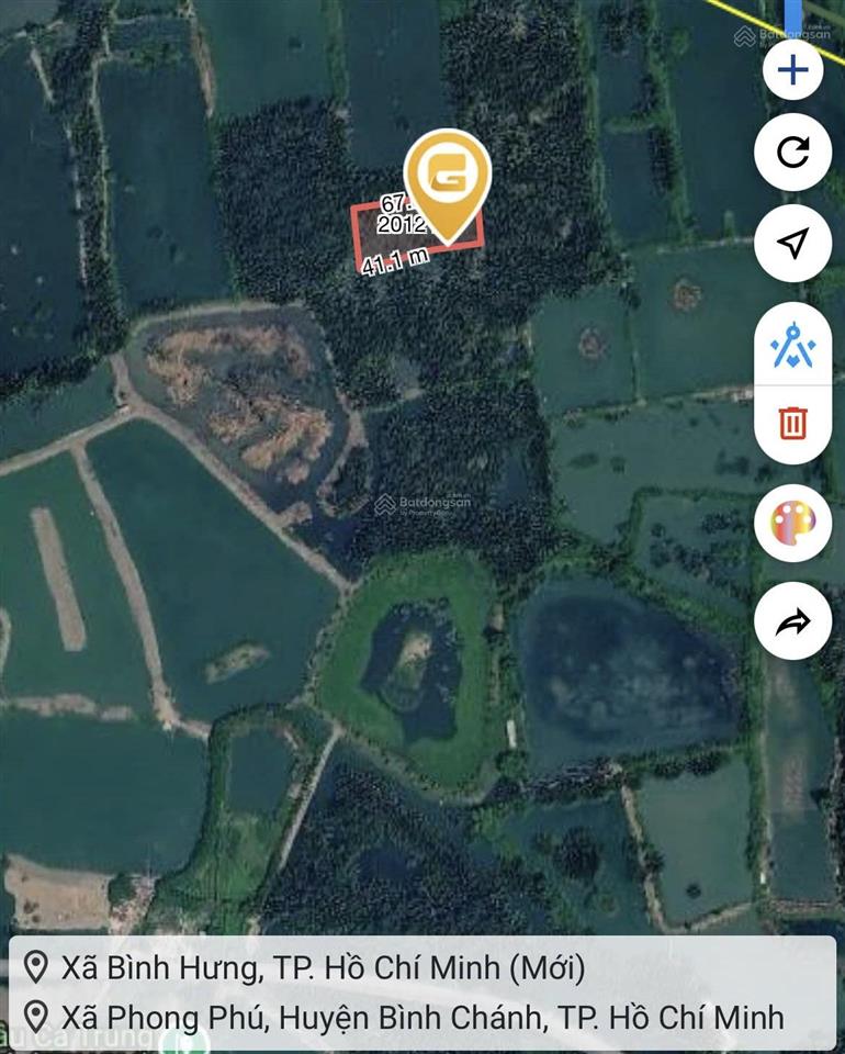 Chính chủ gửi bán đất nông nghiệp phong phú, bình chánh  2.000m2  2,2 tỷ