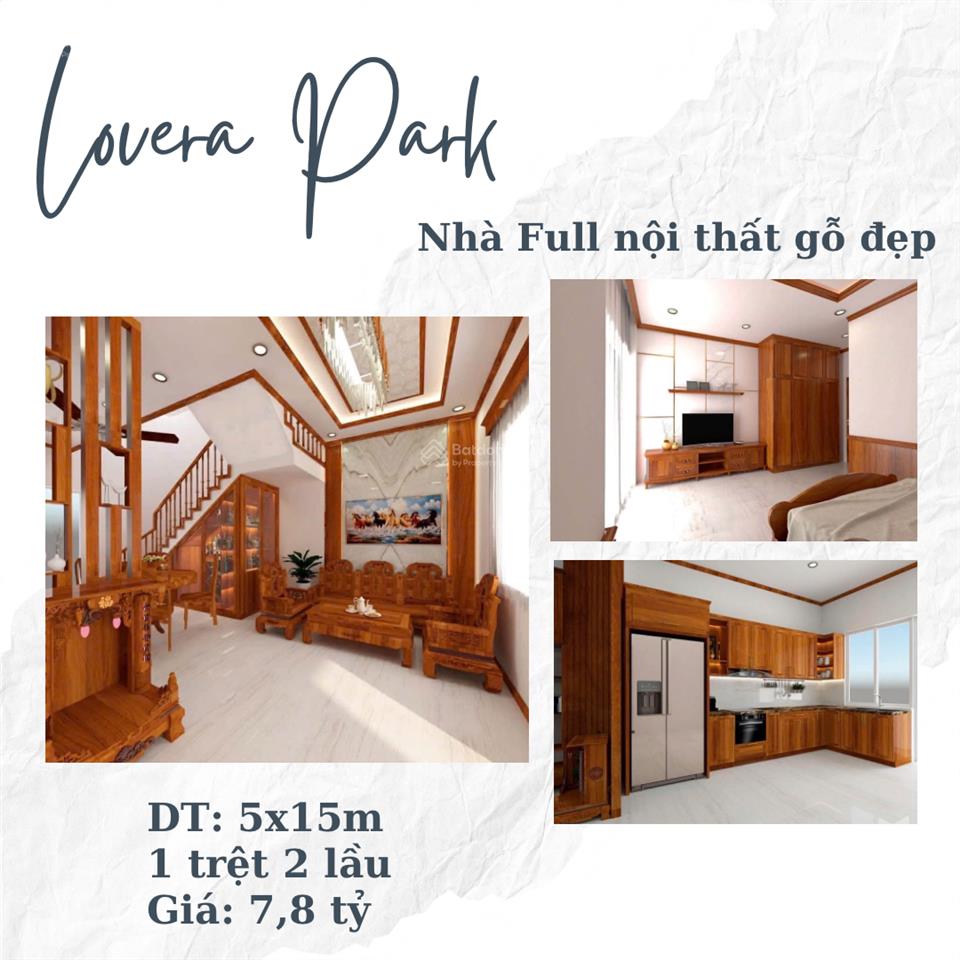 Nhà phố lovera park khang điền, kdc phong phú 4, bình hưng, tp. hcm  75m2, giá 7 tỷ 350