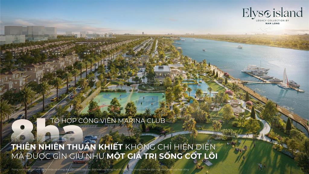 Bán biệt thự song lập elyse island 200m² đảo đại phước  18 tỷ/căn (đã vat)  20% năm 2026