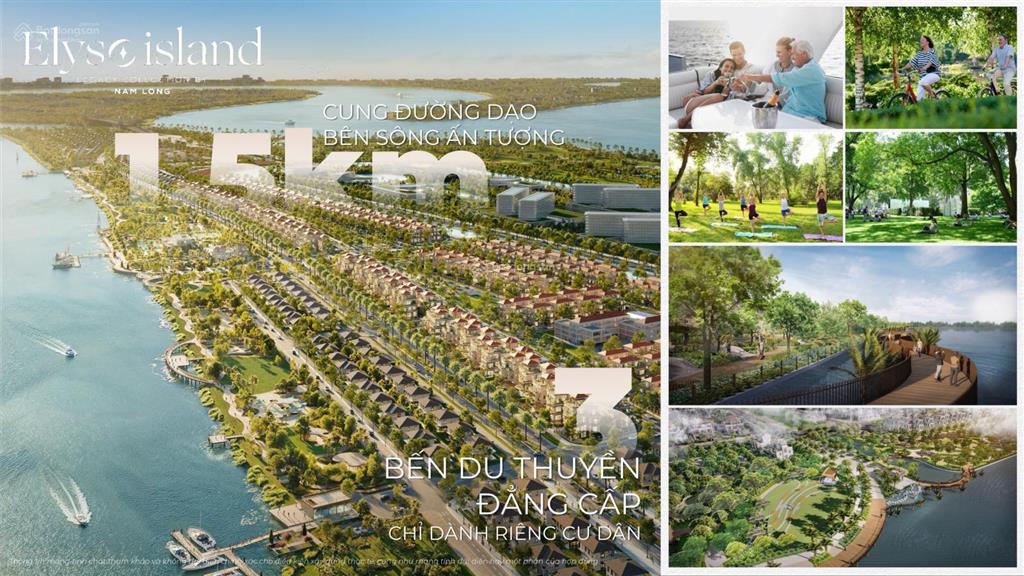 Bán đơn lập trực diện sông elyse island  quỹ căn siêu hiếm  chiết khấu cao + htls 9%/năm