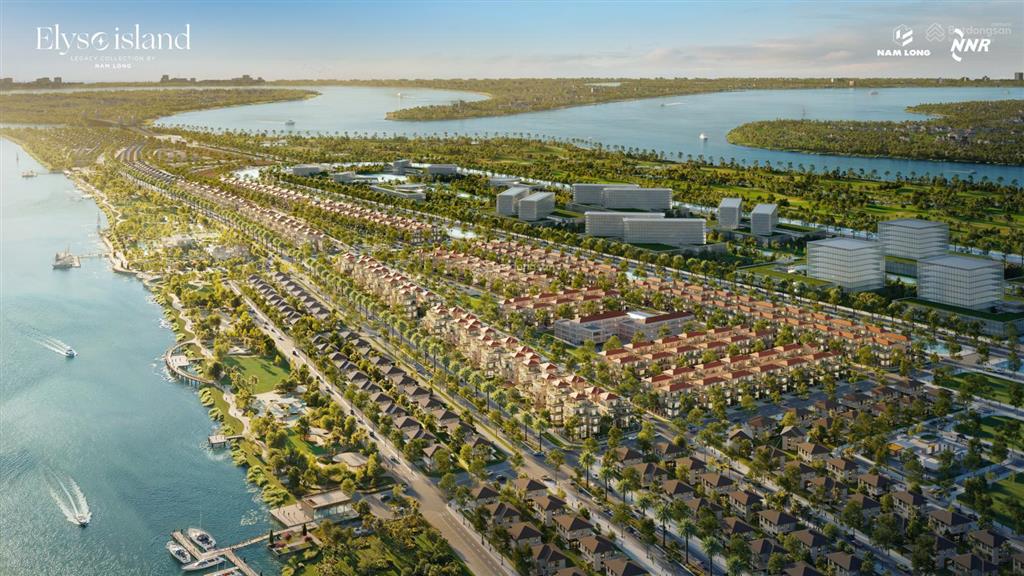 Bán đơn lập trực diện sông elyse island  quỹ căn siêu hiếm  chiết khấu cao + htls 9%/năm