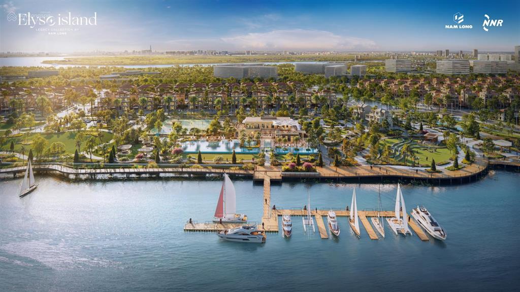 Rổ hàng đặc biệt biệt thự đơn lập view sông elyse island  thanh toán giãn, chiết khấu cao từ cđt