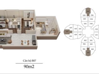 Tôi chính chủ bán lại căn hộ 90m2 2 phòng ngủ + tháp c view đẹp tại toà nhà the queen