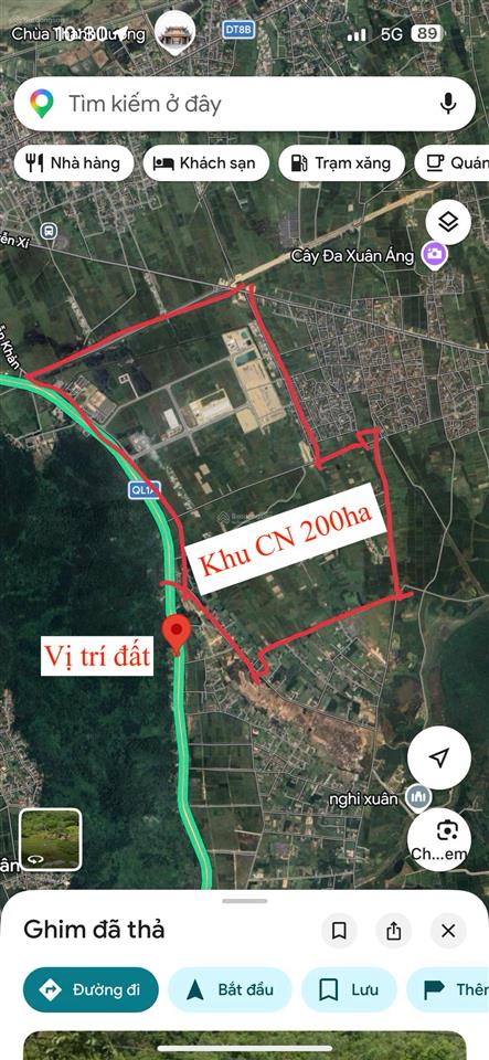 Chính chủ bán đất rộng 24m đối diện khu công nghiệp 200ha cực đẹp giá tốt