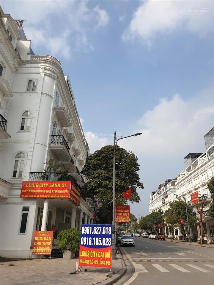 Phòng bán hàng dự án louis city đại mỗ  nam từ liêm dt từ 90m²  300m2 chỉ từ 24 tỷ   mr dân