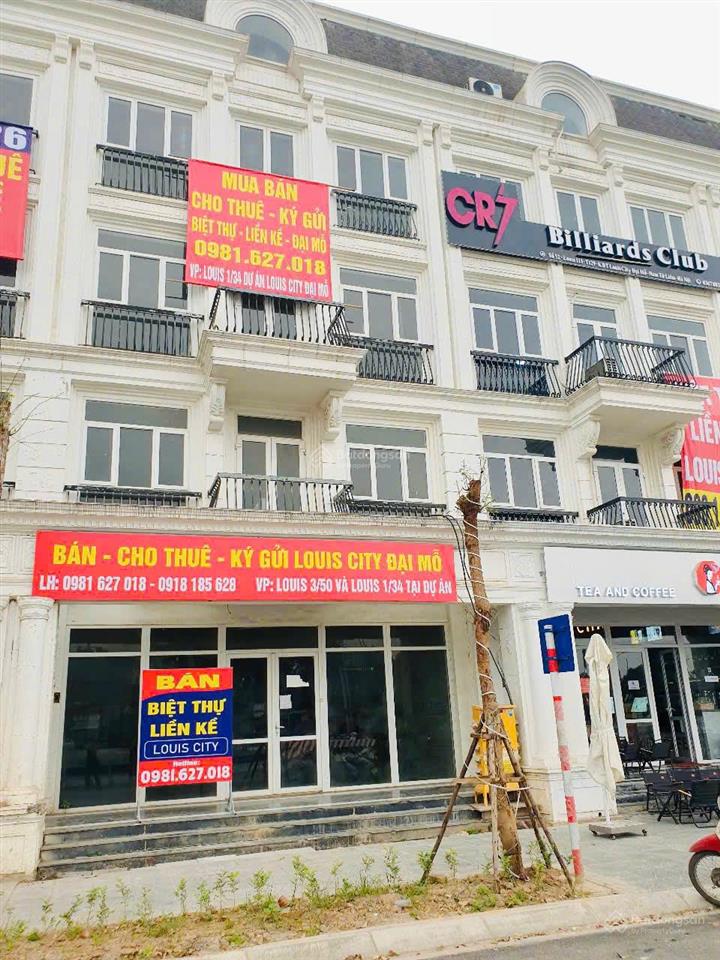 Phòng bán hàng dự án louis city đại mỗ  nam từ liêm dt từ 90m²  300m2 chỉ từ 24 tỷ   mr dân