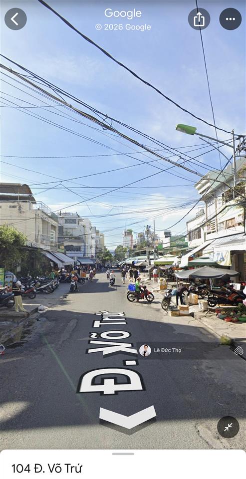 Bán nhà 2 mặt đường võ trứ ngay chợ xóm mới, khu hàn quốc, 216m2 ngang 7m. cách biển 900m