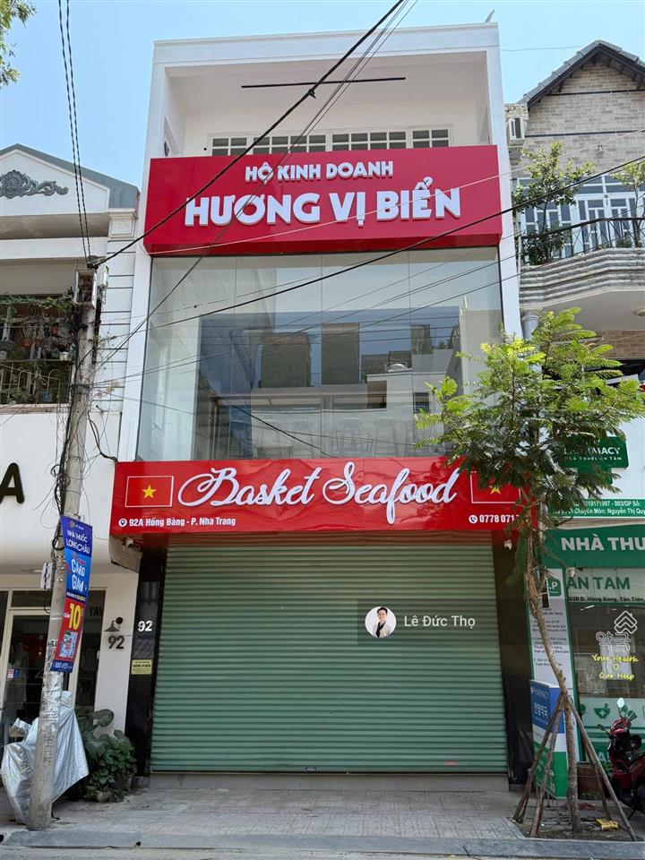 Bán nhà mặt tiền hồng bàng ngang 6m diện tích 82m2 nhà 3 tầng vị trí kinh doanh tốt, gần biển