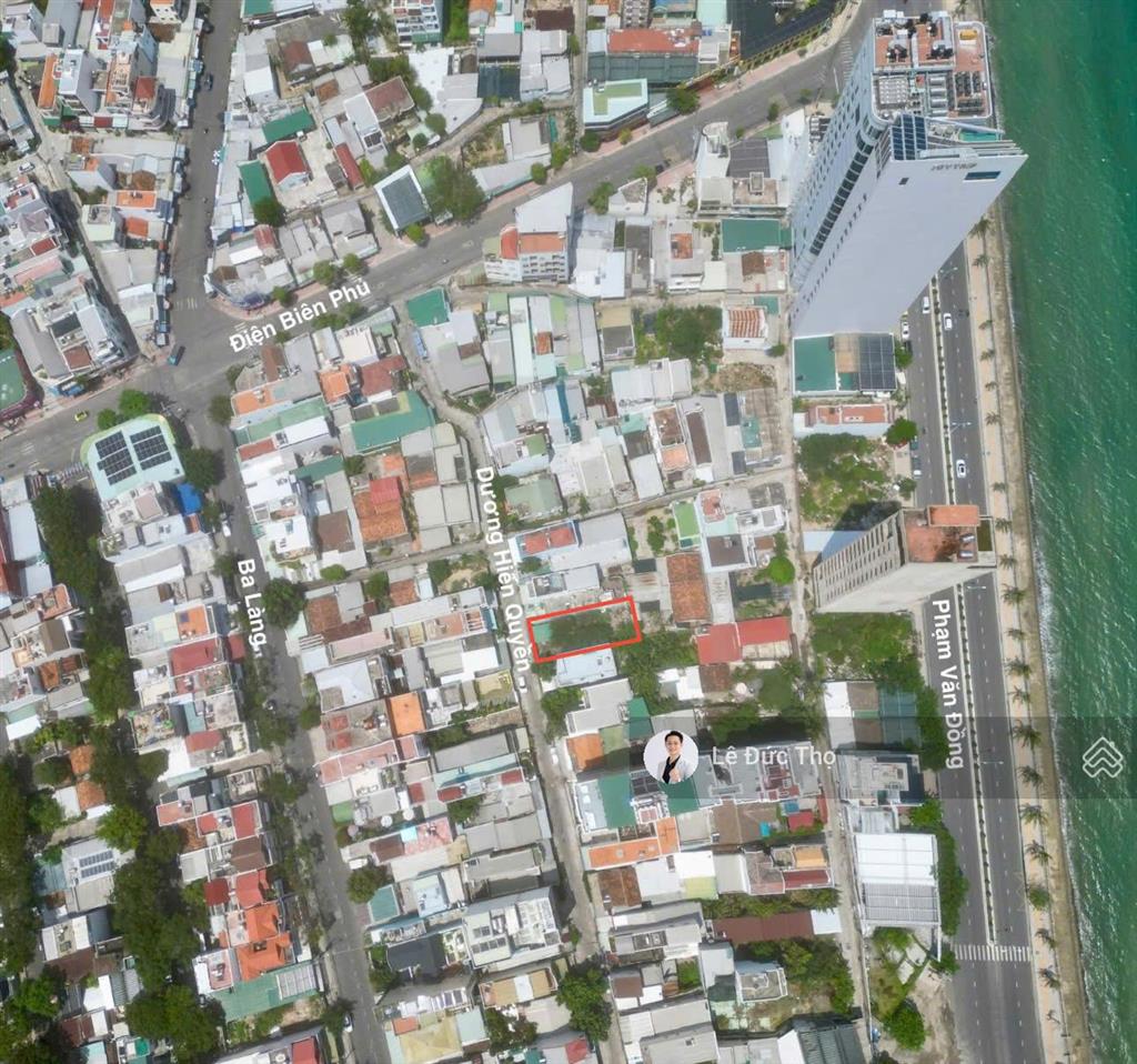 Bán đất đường dương hiến quyền, gần biển nha trang, diện tích 230m2, ngang gần 10m. giá chỉ 90tr/m2