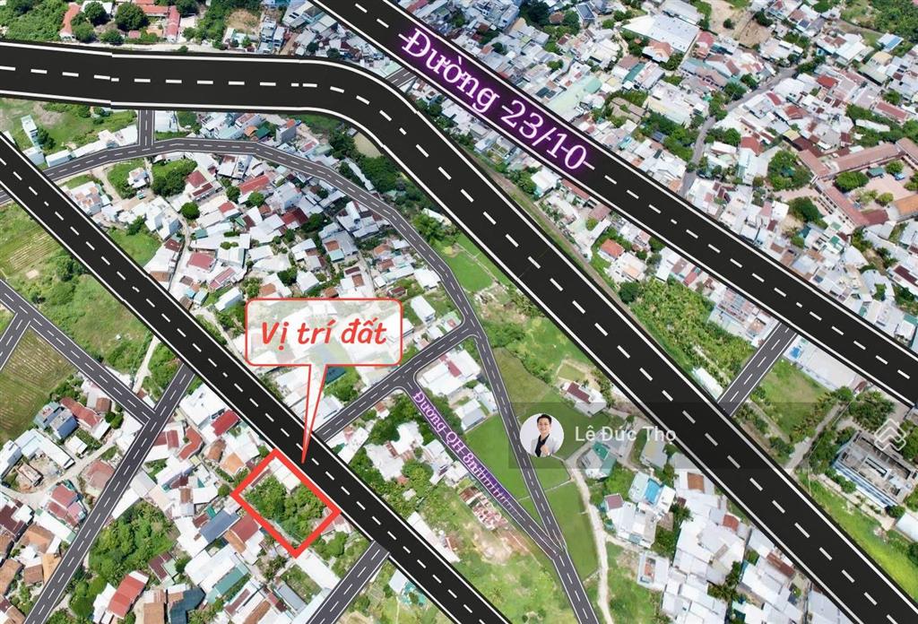 Bán đất phường tây nha trang, đường ô tô gần 23/10, giá tốt, full thổ, sổ hồng riêng, chỉ 26tr/m2
