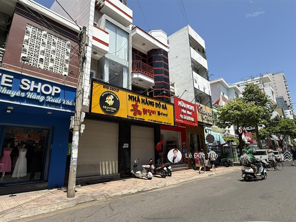 Cho thuê nhà mặt tiền đường tô hiến thành, nha trang. ngang 7m dài 22m. giá 100 triệu