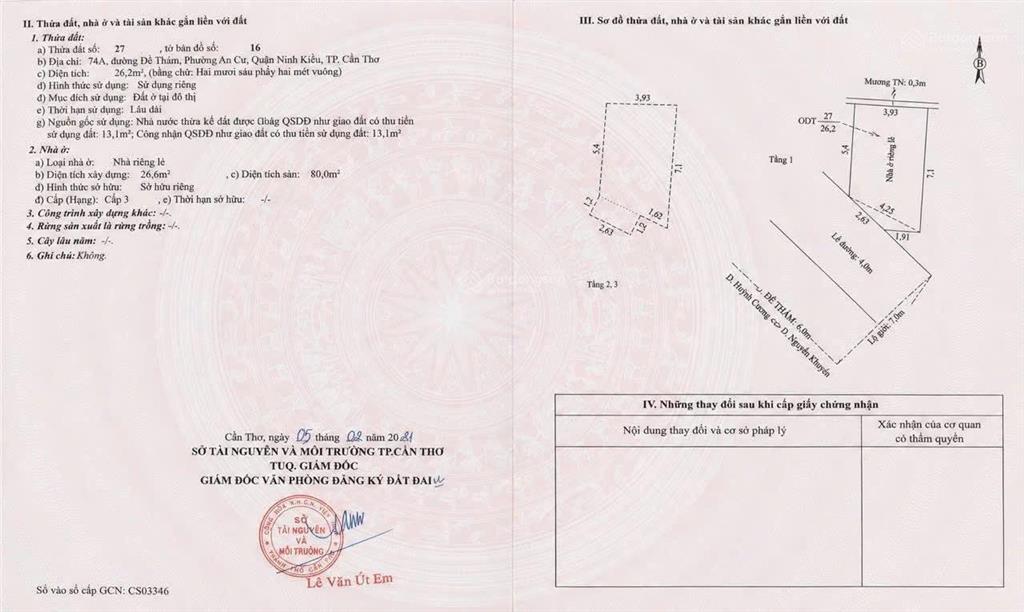 Nhà 2 lầu đúc mặt tiền đường đề thám, thuận tiện kinh doanh mua bán