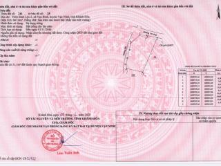 Đất nền 2 mặt tiền chính chủ 667.6m2 bắc vân phong  khánh hoà