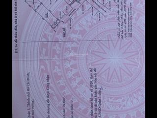 Nhà riêng 64m2  391/34 duong trần hưng đạo phường cầu ông lãnh tphcm