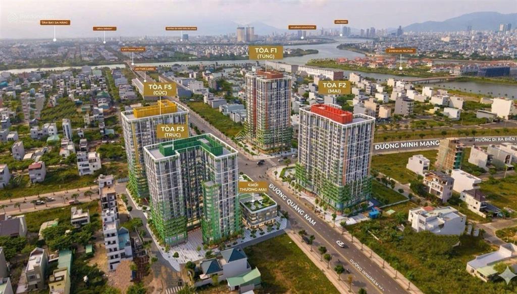 Chính thức mở bán 3.4 tỷ/căn 2 pn (full giá) của cdt sun group  fours tower view sông, biển
