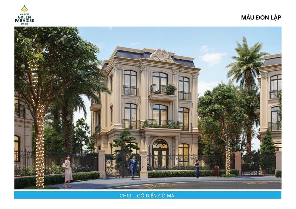Biệt thự vinhomes cần giờ  giá 25 tỷ 200m2