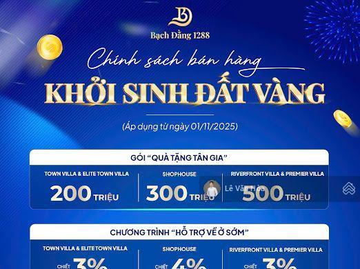 Shophouse xẻ khe mặt đường 45m, dt 96m2 x 5 tầng, giá ngoại giao ck 45% còn 14,7 tỷ