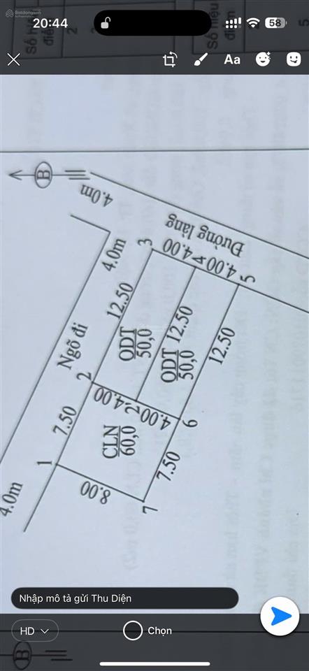 Cần bán 60m² đất tại tiên xuân, xuân mai, tp hà nội.