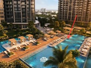 1.964 tỷ | studio | view bể bơi + biển hồ | masteri grand coast vin2. full ưu đãi.  0969 792 ***
