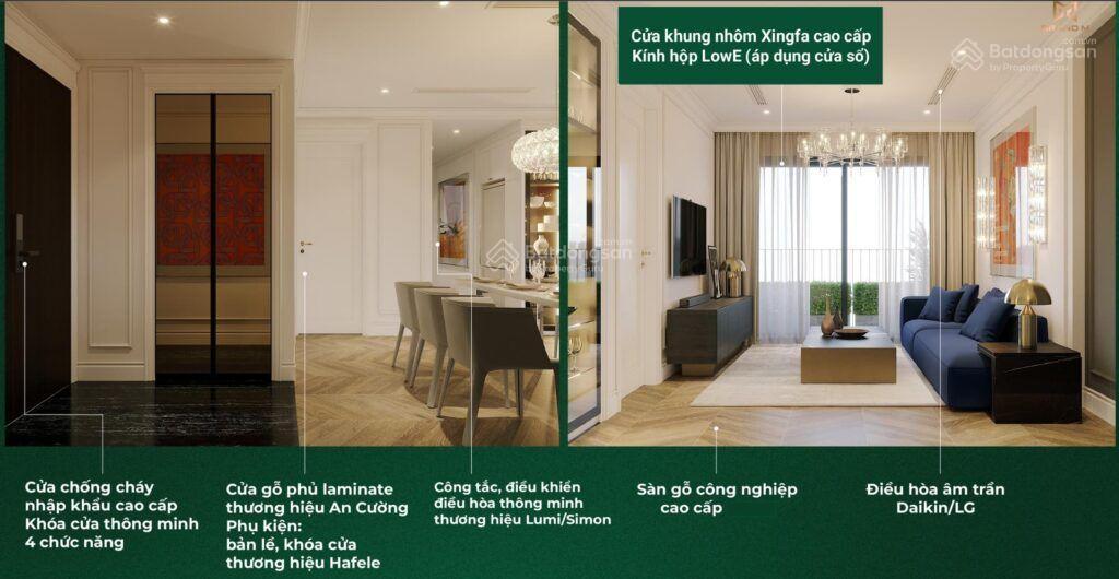 Em bán 3pn 101m2 view sông  tầng trung  full nội thất  đóng tiến độ  northern emerald cạnh aeon