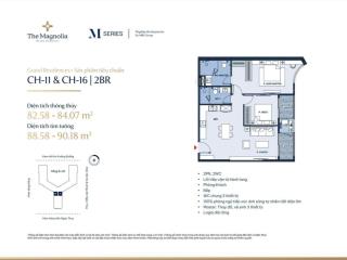 2pn  hàng hiếm  số lượng cực ít căn/tòa  full ưu đãi, có 2% first class  the magnolia