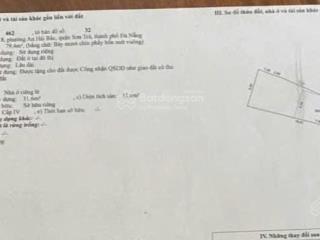 150m2/20 tỷ, đất đường ngô quyền, sát cầu sông hàn, sát vincom plaza đà nẵng