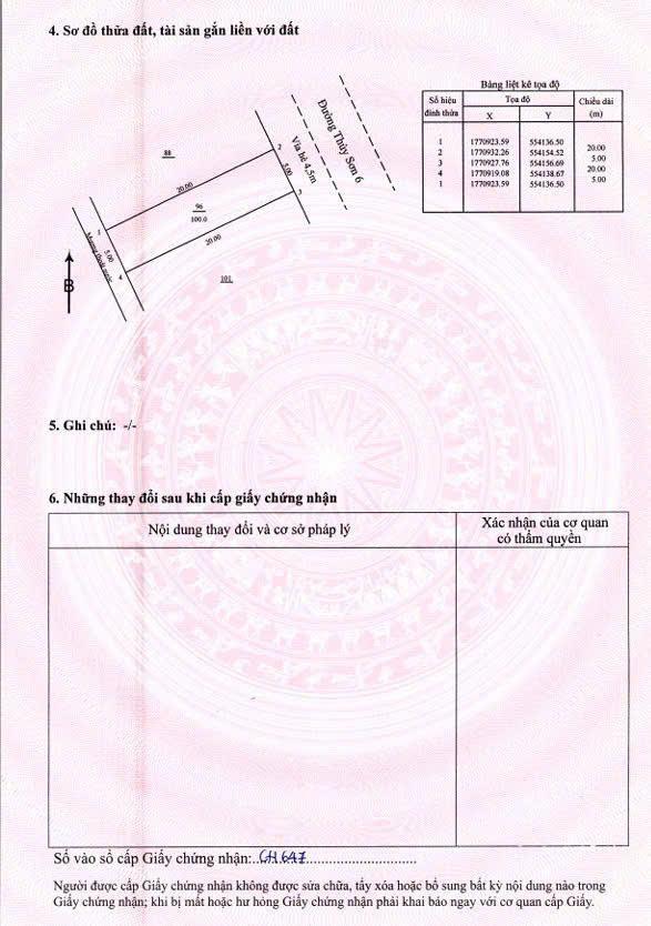 205m2/ 16,5 tỷ, đất đường thủy sơn 6,sát 600 giường,núi non nước,quận nh sơn
